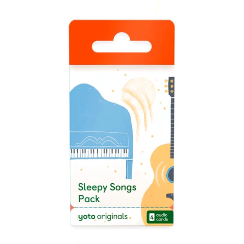 Yoto Sleepy Songs Pack – 4 Kids Musical Cards for Use with Player & Mini All-in-1 Audio Player, Educational & Screen-Free Listening with Relaxing Music for Naptime Bedtime & Winding Down