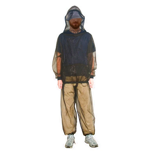 South to East Mosquito Suit - Net Bug Mesh Pants & Jacket with Hood for Outdoor Protection from Bugs, Flies, Gnats, No-See-Ums & Midges - Mosquito Clothing for Men & Women with Carrybag, M Size
