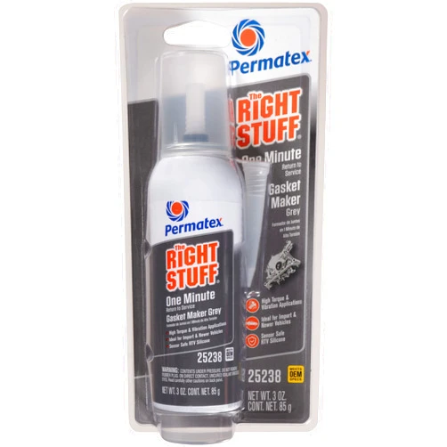Permatex 25238 The Right Stuff 1 Minute Grey Gasket Maker, 3 oz