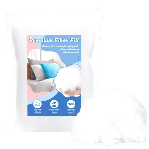 ZXIIXZ 300g/10.5oz Polyfill Stuffing, Polyester Fiber Premium Polyfill Stuffing for Crochet Stuffing for Stuffed Animals Pillow Cushion Stuffing Craft DIY Stuffing