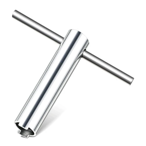 Feekoon Cartridge Retainer Removal Tool with Handle Compatible with Moen 14272, Easy to Push and Pull Rebuild Cartridge Puller Replacement for 1224, 1234, 1248 Faucet Bathtub Replacement Part (Silver)