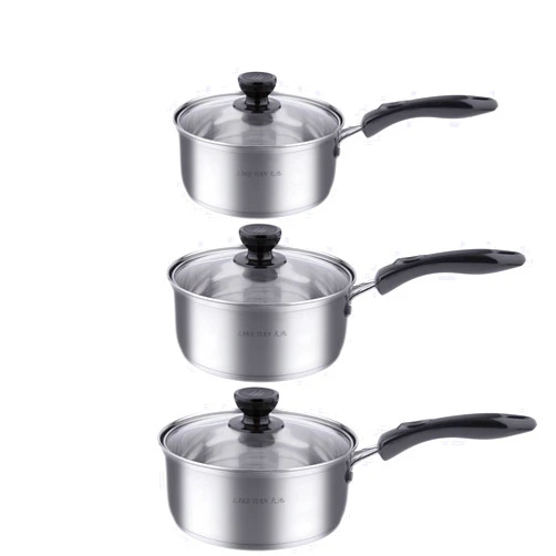 Lake tian Multi-Size 6 piece Stainless Steel Pot Set, Pots and Pans Set, Cookware Sets Kitchenware Stainless Steel 3 Pots (2qt, 3qt and 4qt) By Lake Tian