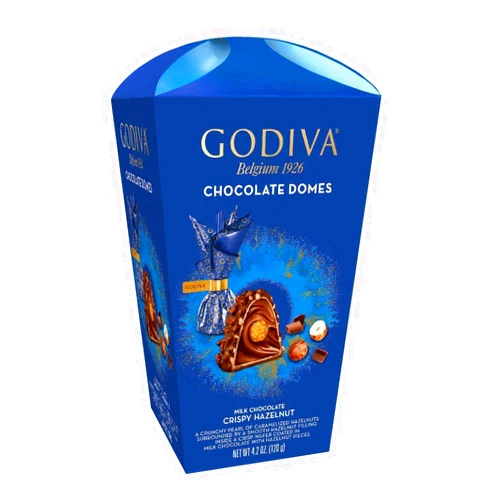 Godiva hazelnut chocolate GODIVA chocolate domes 120gr