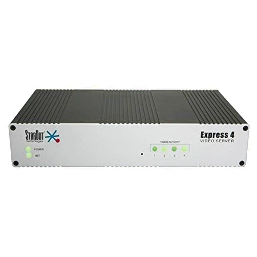 StarDot MJPEG Express 4 Analog Video Server, Black/Silver (SDEXP4)