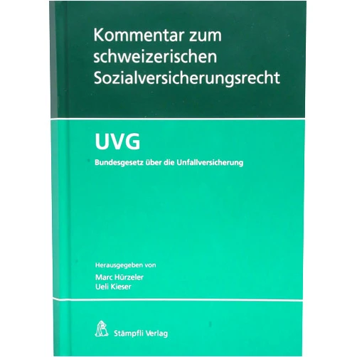 German Edition by unknown author (Author) UVG: Bundesgesetz über die Unfallversicherung