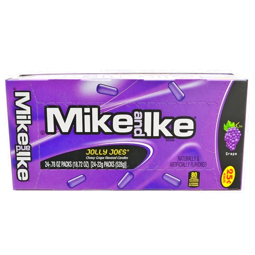 MIKE AND IKE. Mike and Ike Jolly Joes .78 oz Pouches - 24 Pack