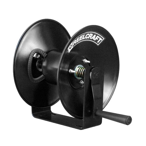 Reelcraft CU8050LN Light Industrial Hand Crank Hose Reel, 50' Air/Water Hose Not Included