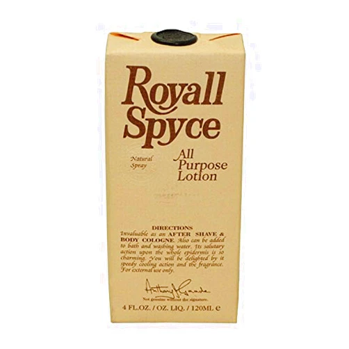 Royall Spyce By Royall Fragrances For Men. All Purpose Lotion 4.0 Oz (Packaging May vary)