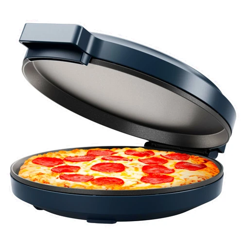 Chefman Everything Maker & Pizza Oven – 1440W Countertop Electric Pizza Maker with 12” Nonstick Cooking Plates, Make Pizza, Quesadillas, Omelettes and More, with Indicator Lights and Vertical Storage