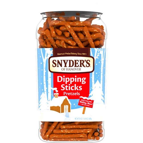 Snyder's of Hanover, Pretzel Dipping Sticks, 24 Oz Canister