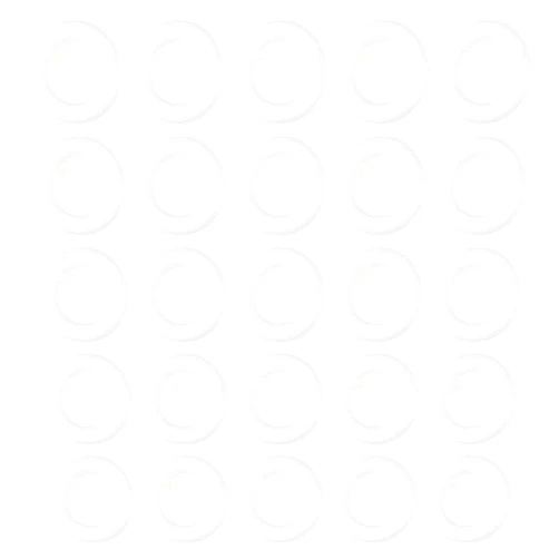 PRETYZOOM 25 Pcs Craft Foam Wreath Polystyrene Foam Ring Modelling Foam Mould for DIY Floral Projects Christmas Wedding Home Decorations 7.3x1.5cm (White)