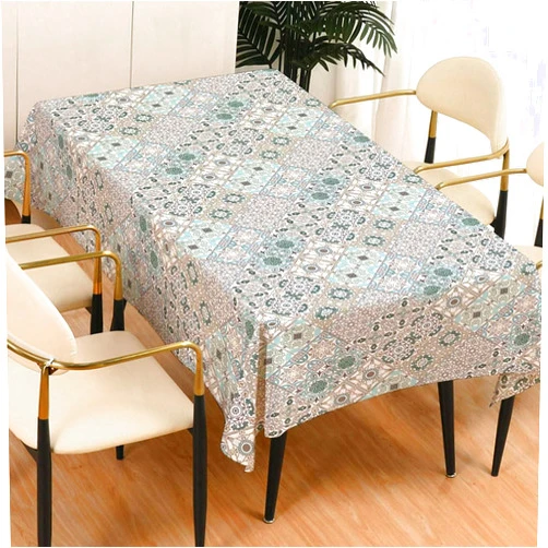 FCBFJSW Vinyl tablecloths for Rectangular Tables, Waterproof Plastic tablecloths 55 * 70.8inch J