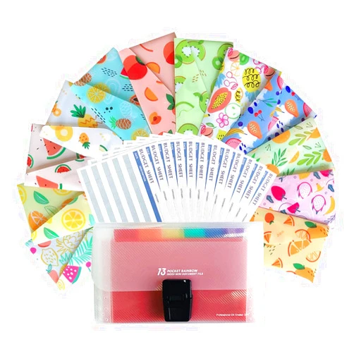 NHARO Budget Binder,Cash Envelopes for Budget System – Money Envelopes for Budgeting and Saving, Tear and Water Resistant, Reusable Money Envelopes for Budgeting and Saving.