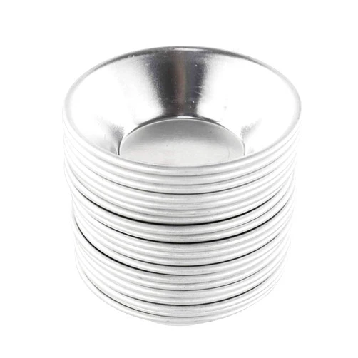 Bezall 20Pcs Egg Tart Molds, Mini Tart Pan for Baking, Aluminium Puto Mold Pie Tins Cupcake Pudding Cups Mould