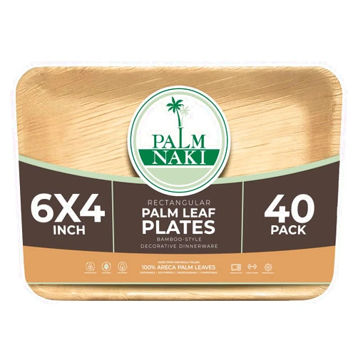 PALM NAKI Palm Leaf Plates | 6