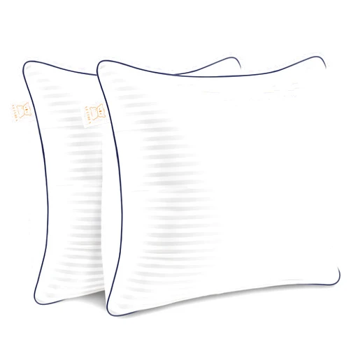 Yettbea Throw Pillows Insert 16'' x 16'' Set of 2, Decorative Pillows for Couch and Bed, Indoor Square Pillow Stuffing for Living Room with Premium Original Down Alternative Filling, White