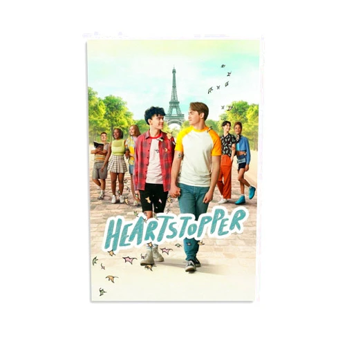 BORIZ Heartstopper Poster Poster Decorative Painting Canvas Wall Art Living Room Posters Bedroom Painting 12x18inch(30x45cm)