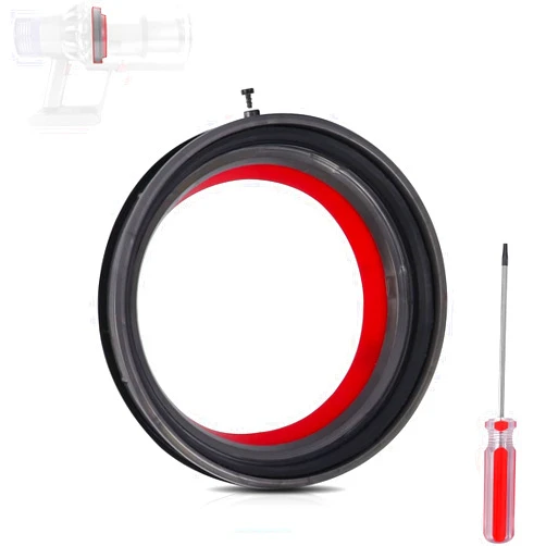 WYWY.Wide Dust Bin Top Fixed Sealing Ring Replacement Part Compatible with Dyson Cyclone V10 SV12 Vacuum Cleaner, Dust Bucket Dirt Cup Bin Parts Replacement Accessories