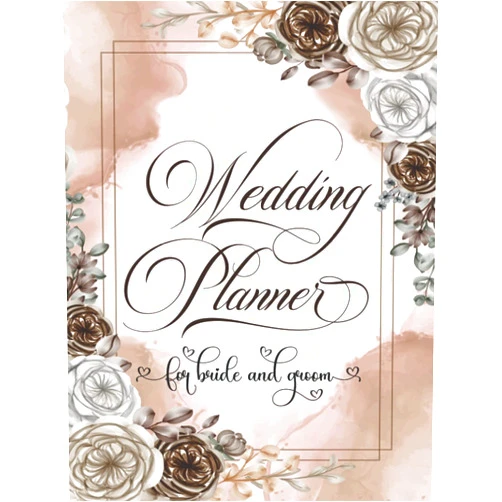 Anee'z Publication,Hasibur Rahaman Wedding Planner for Bride and Groom: Complete Wedding Planning Journal, Budget Planning and Checklist Notebook, Worksheets, Included Sections: Wedding ... for Couples, Brides, Grooms, Event Planners