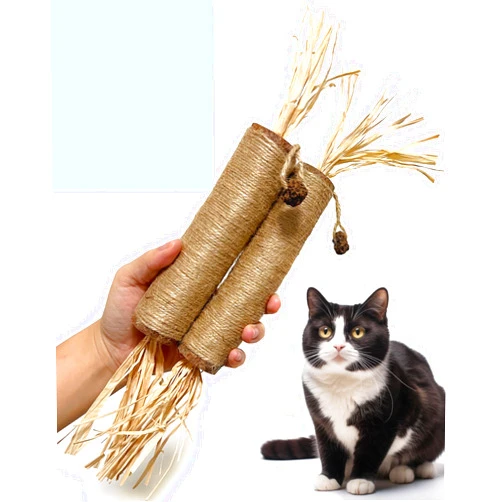 Fokauiwo 14.96 Inches Huge Silvervine Sticks Cat Toys, Large Natural Catnip Kittens Chew Toy for Teeth Cleaning,Big Catmint Blend Stick, Dental Kitty Chews for Indoor(2 Pack)