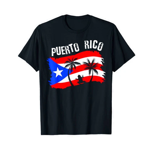 Funny Puerto Rico Frog Gift design Distressed Style Puerto Rico Frog Gift design Puerto Rico! T-Shirt