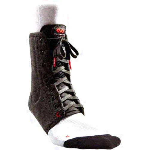 McDavid 199 Lightweight Laced Ankle Brace, Black, Medium