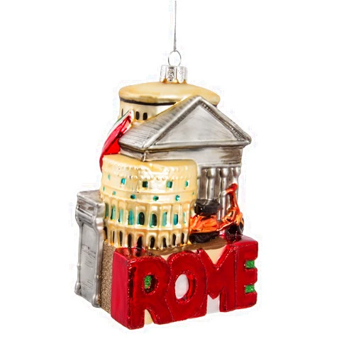 Kurt S. Adler Kurt Adler 5-Inch Glass Rome Cityscape Ornament