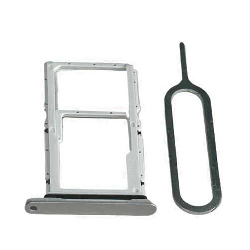 Ruichuang OEM SIM Card Tray SD Card Tray Slot Holder Replacement for Samsung Galaxy Tab A9+ 5G SM-X210 SM-X215 SM-X216 /X218 Silver