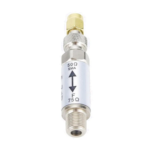 RUMDS Impedance Converter 0 to 3GHz 0 3GHz Female to F Male Connector 50 75ohm Impedance Converter Radio Accessory