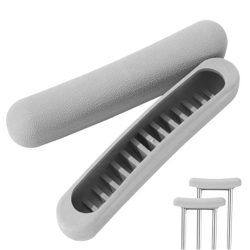 ZIYIZE Replacement Crutch Pads, 2 Pack Crutch Padding, Underarm Crutch Pads, Replacment Cushion Tops Axillary Support Double Crutches Accessories