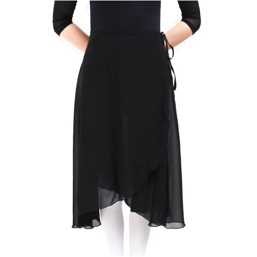 Bezioner Long Ballet Skirt for Women Sheer Dance Wrap Skirt Dancewear for Adult