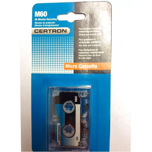 MarattLLANGKY MC-60 Microcassette Tape, 60 Min Tape for Dictation Machines