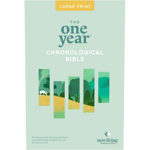 New Living Translation,Tyndale The One Year Chronological Bible NLT, Large Print Thinline Edition (Softcover) (New Living Translation)
