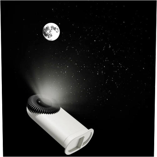 Araierd Star Projector Galaxy Plus Slide Discs Home Planetarium Projector (Moon Eclipse)