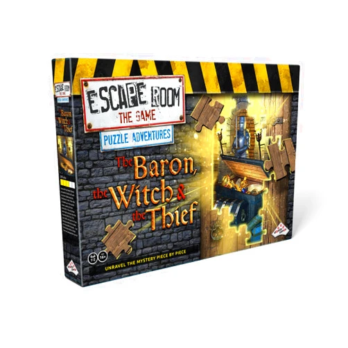 Identity Games [www.identity games.com] Escape Room The Game Puzzle Adventures: The Baron, The Witch and The Thief | Jigsaw Puzzle and Escape Room in One for Adults and Teens (English Version)