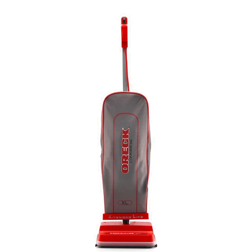 Oreck Commercial Upright Bagged Vacuum Cleaner, Lightweight, 40ft Power Cord, U2000R1, Grey/Red