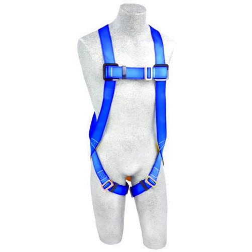 3M Protecta First AB17510-XL, 3-Point Adjustment Harness, With Back D-Ring, X-Large, 310-Pound, Blue
