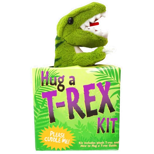Peter Pauper Press Hug a T-Rex Kit (book with plush)