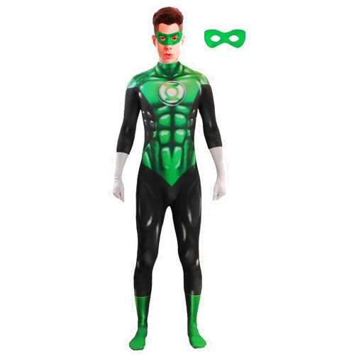 Halloween Superhero Costume Cosplay Men's Bodysuit Jumpsuit Zentai Spandex 3D Style For Kids Adult