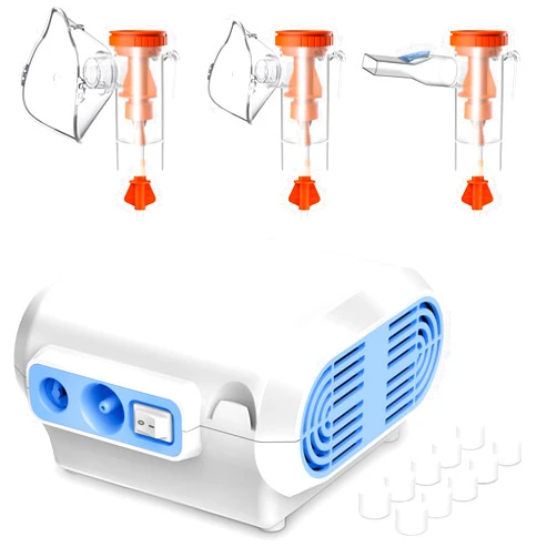 HIAUK Nebulizer Machine for Adults - Portable Nebulizer Machine with 1 Set of Kits Compressor Nebulizer Machine for Home Use Travel