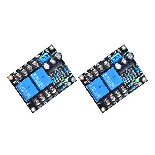 Nuhikap 2X UPC1237 DC 12-24V Dual Channel Speaker Protection Circuit Board Boot Mute Delay