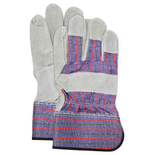 Magid Glove & Safety MAGID TB325IEST-XL Cow Split Leather Palm Glove, XL, Gray (Pack of 12)
