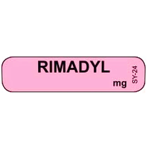 ParaMedical Labels of Cooo...kamonga, Inc. ParaMedical Labels of Cooo.kamonga, Inc. Medication Syringe Labels (RIMADYL) SY-24 (Pink)