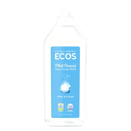 Ecos Hnd Soap, Free N Clr, Refll