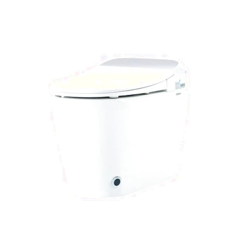 Generic1 1-Piece 1.28 Gpf Automatic Flush Elongated Heated Seat Smart Toilet in White with Foot Sensor Modern Contemporary Ceramic Includes Hardware