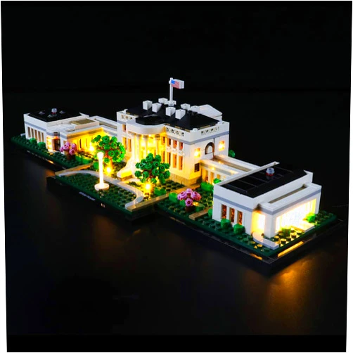 BRIKSMAX Led Lighting Kit for Architecture The White House - Compatible with Lego 21054 Building Blocks Model- Not Include The Lego Set