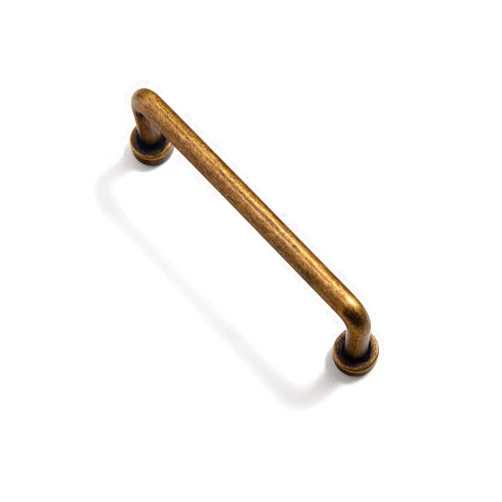 Goo-Ki 6 Pack 4'' Center to Center Antique Brass Cabinet Bar Pulls Vintage Drawer Handles Closet Classic Retro Home Kitchen Improvement Hardware