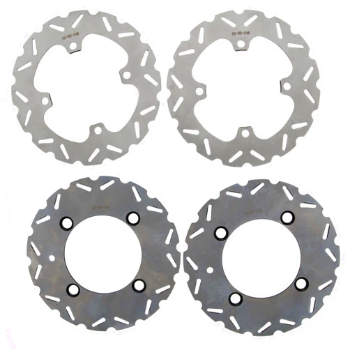 Race-Driven Brake Rotors fit Polaris Ranger Crew XP 1000 NS 2020-2023 Front and Rear RipTide