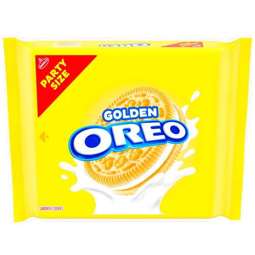 OREO Golden Sandwich Cookies, Party Size, 24.16 oz.