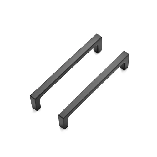 Ravinte 20 Pack SOLID 5 Inch Kitchen Square Cabinet Handles Matte Black Cabinet Pulls Drawer Pulls Kitchen Cabinet Hardware Flat Black Kitchen Handles